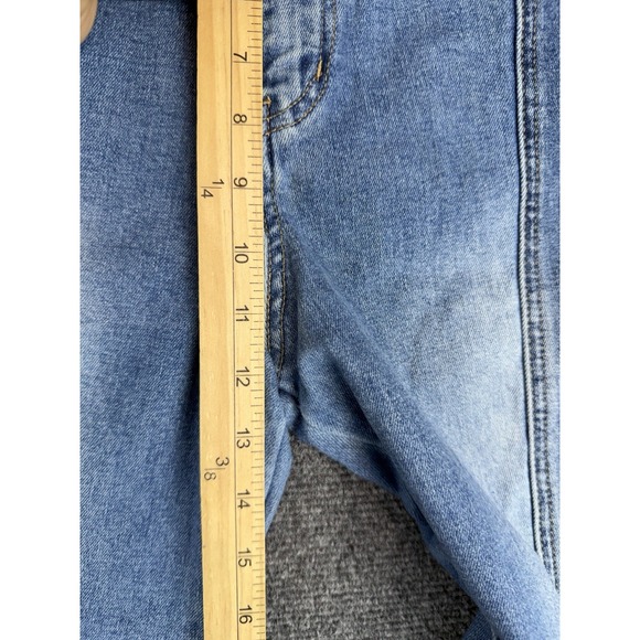 Francesca's Harper Heritage High Rise Flare Patchwork Jeans Womens 30 Denim - Picture 8 of 8